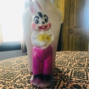 1940’s Carnival Chalkware Easter Rabbit Bank